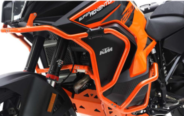 DEFENSAS CROSSPRO MOTOR Y CARENADO KTM 1290 S.ADV R/S 21-24 NEGRO